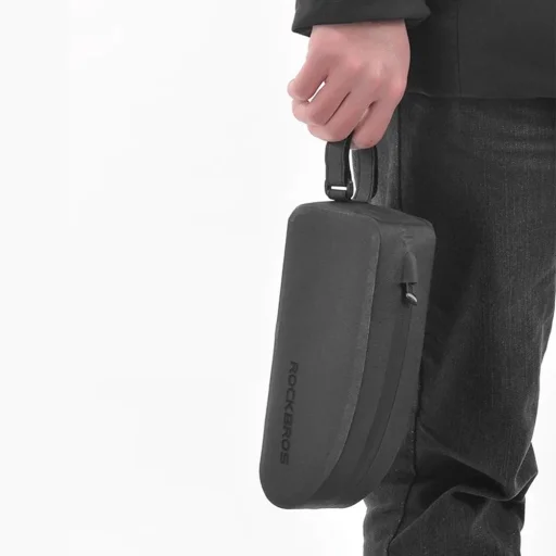 Rockbros AS-019-1 kerékpárváz táska vízálló 1.6 l - fekete - 6