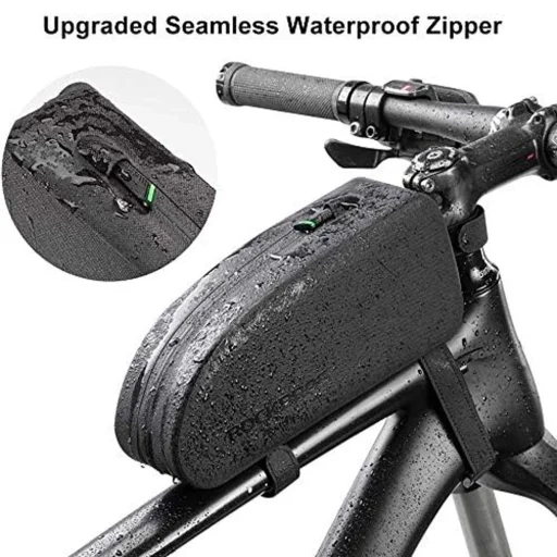 Rockbros AS-019-1 kerékpárváz táska vízálló 1.6 l - fekete - 2