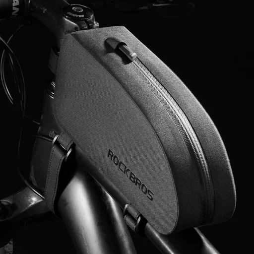 Rockbros AS-019-1 kerékpárváz táska vízálló 1.6 l - fekete - 7