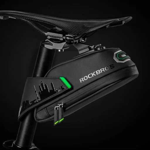 Rockbros C27-1 nyeregalatti biciklis táska - fekete - 4