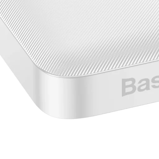 Baseus Bipow gyors töltésű power bank 10000mAh 20W fehér (Overseas Edition) + USB-A - Micro USB kábel 0.25m fehér (PPBD050502) - 5