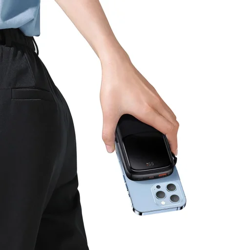 Baseus Qpow powerbank 10000mAh beépített USB Type-C kábellel 22.5W Gyors Töltés SCP AFC FCP fehér (PPQD020102) - 15