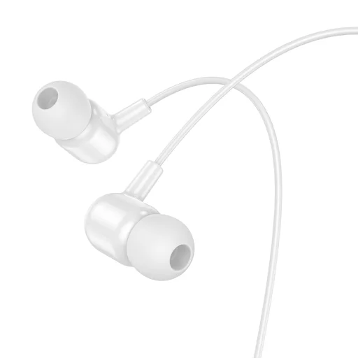 Borofone BM84 Berry vezetékes fülhallgatók mikrofonnal, fehér - 2