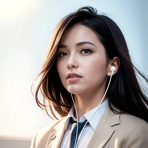 Borofone BM84 Berry vezetékes fülhallgatók mikrofonnal, fehér - 3