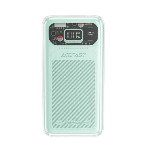 Acefast powerbank 10000mAh Sparkling Series gyors töltés 30W zöld (M1) - 1