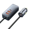 Baseus Share Together autós töltő 3x USB / USB Type C 120W PPS Quick Charge Power Delivery szürke (CCBT-B0G) thumbnail