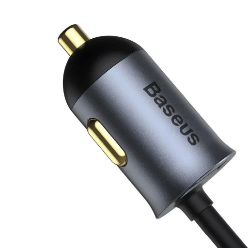 Baseus Share Together autós töltő 3x USB / USB Type C 120W PPS Quick Charge Power Delivery szürke (CCBT-B0G) - 7