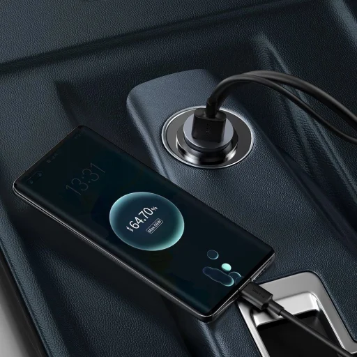 Baseus Share Together autós töltő 3x USB / USB Type C 120W PPS Quick Charge Power Delivery szürke (CCBT-B0G) - 10