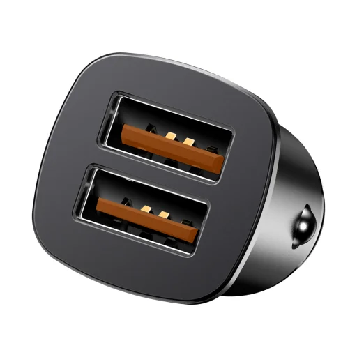 Baseus Square fliptok autós töltő 2x USB QC3.0 Quick Charge 3.0 SCP AFC 30W fekete (CCALL-DS01) - 5