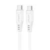 Acefast C3-03 USB-C - USB-C PD QC kábel 60W 3A 480Mb/s 1.2m - fehér