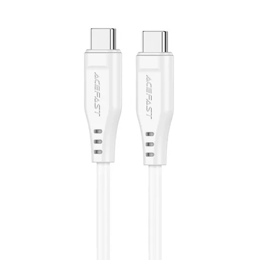 Acefast C3-03 USB-C - USB-C PD QC kábel 60W 3A 480Mb/s 1.2m - fehér - 1