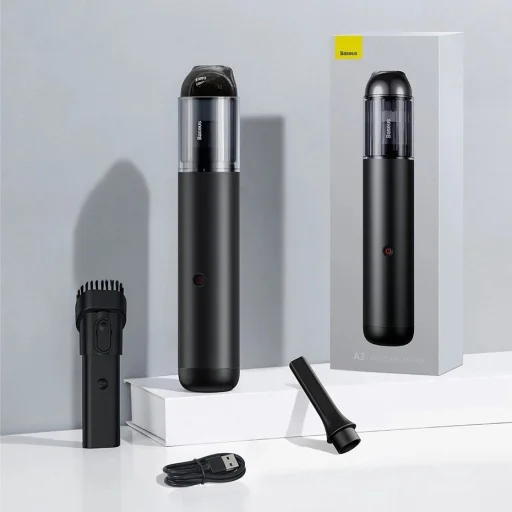 Baseus A3 vezeték nélküli autós porszívó 135 W 15000 Pa fekete (CRXCQA3-0A) - 23