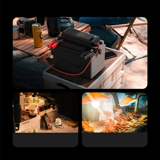 Baseus IGBT Autós Inverter 300W 220V (CN / EU Csatlakozó) Fekete (CGNB010101) - 14