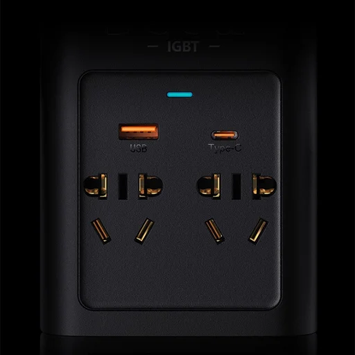 Baseus IGBT Autós Inverter 300W 220V (CN / EU Csatlakozó) Fekete (CGNB010101) - 16