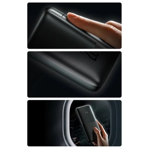 Baseus Bipow Pro Power Bank 10000mAh 20W Lila USB Type A - USB Type C 3A 0.3m Kábel (PPBD040205) - 21