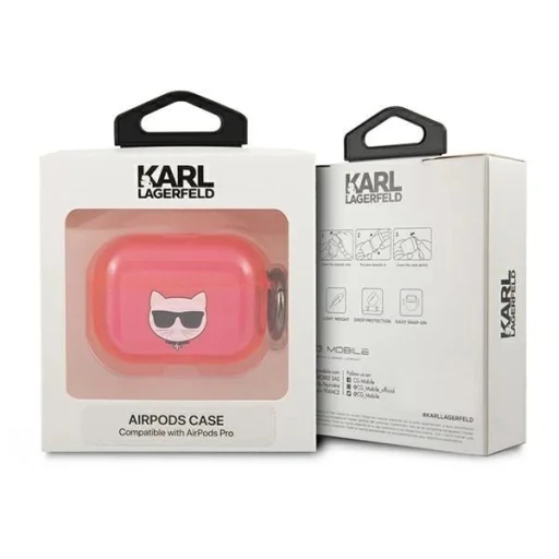 Karl Lagerfeld KLAPUCHFP AirPods Pro tok rózsaszín/pink Choupette - 3