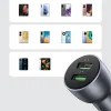 Ugreen gyors autós töltő 2x USB 36W Quick Charge SCP FCP AFC szürke (CD213 10144) thumbnail