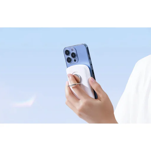 Wireless powerbank 6000mAh Joyroom JR-W030 20W MagSafe gyűrűvel és állvánnyal - lila - 9