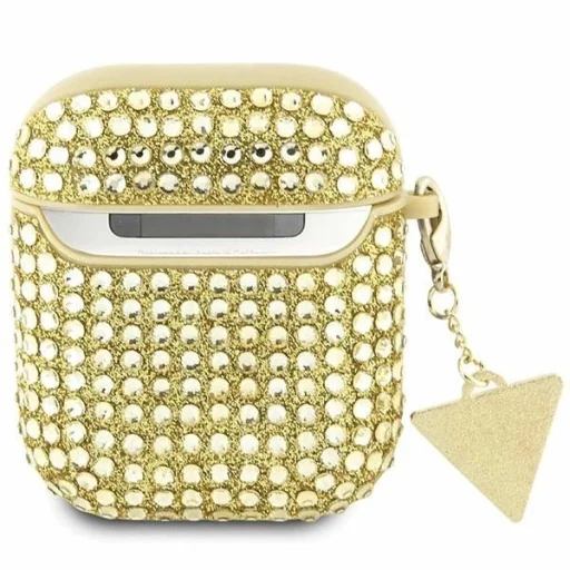 Guess GUA2HDGTPD AirPods 1/2 tok arany/arany Strasszos Háromszög Medál - 2