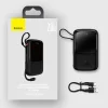 Powerbank 10000mAh 20W Baseus Qpow Pro Overseas Edition + USB-C 3A kábel - Fekete thumbnail