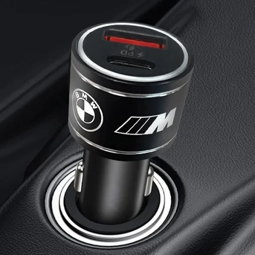 BMW töltő BMCCMUSBCK PD-QC 3.0 20W Gyors Töltés fekete/fekete M Edition - 2