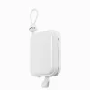 Joyroom powerbank USB C és Lightning kábelekkel valamint Cutie Series állvánnyal 10000mAh 22.5W fehér (JR-L008) thumbnail
