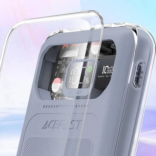 Acefast powerbank 10000mAh Sparkling Series gyorstöltés 30W szürke (M1) - 6