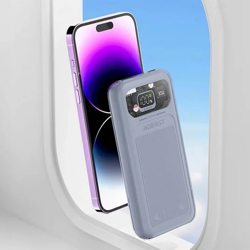 Acefast powerbank 10000mAh Sparkling Series gyorstöltés 30W szürke (M1) - 8