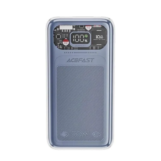Acefast powerbank 10000mAh Sparkling Series gyorstöltés 30W szürke (M1) - 1