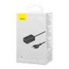 Baseus GaN3 Pro gyors töltő GaN 2 x USB Type C / 2 x USB 65W PD, QC4.0+, AFC, PPS + kábel USB Type C - USB Type C 1m fekete (CCGP040101) thumbnail