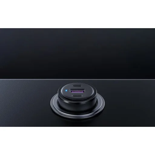 Ugreen autós töltő 2x USB Type C / 1x USB 69W 5A Power Delivery Quick Charge fekete (20467) - 5