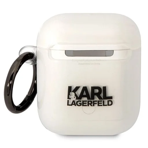 Karl Lagerfeld KLA2HNIKTCT AirPods 1/2 tok átlátszó Karl`s Head - 2