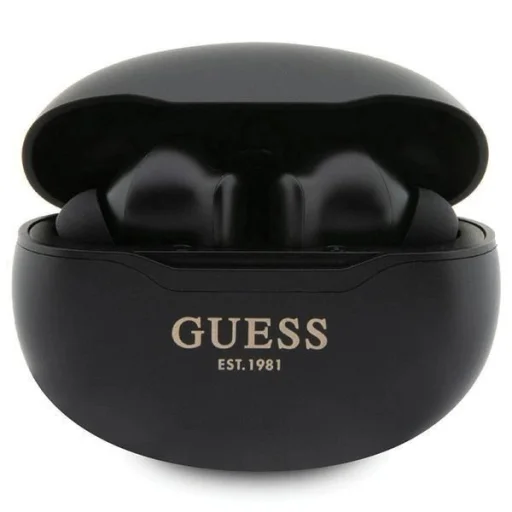 Guess GUTWST50EK TWS Bluetooth fülhallgató + dokkoló állomás - fekete Classic EST - 1