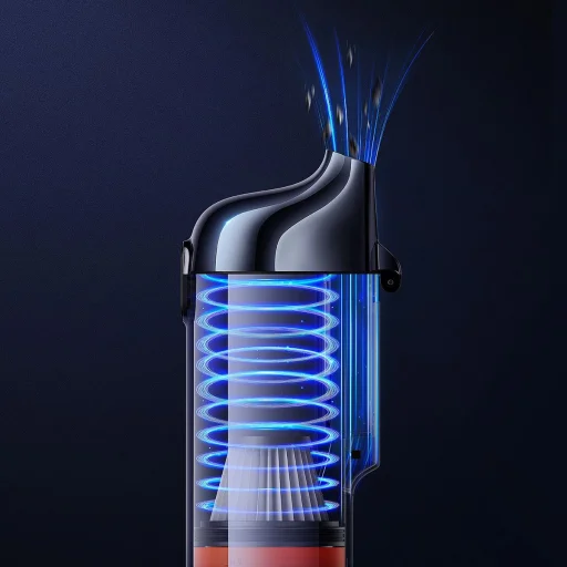 Baseus A5 16000Pa autós porszívó - fekete - 10