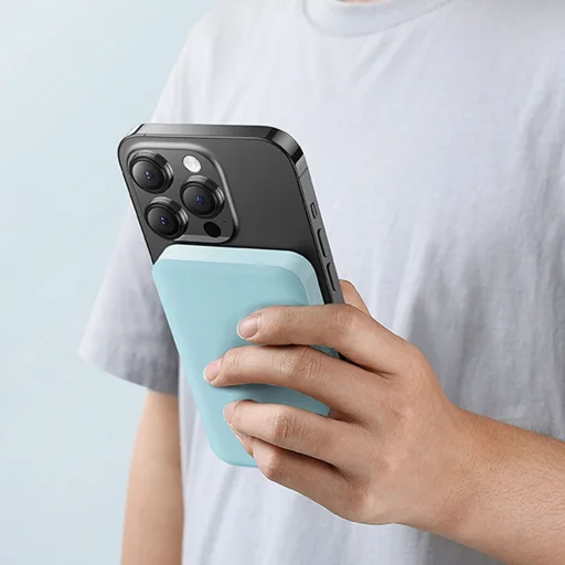 Baseus mini power bank 5000mAh 20W + USB-C kábel (20V/3A) - kék - 7