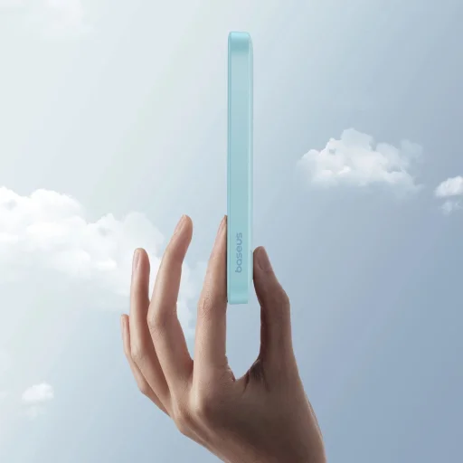 Baseus mini power bank 5000mAh 20W + USB-C kábel (20V/3A) - kék - 10