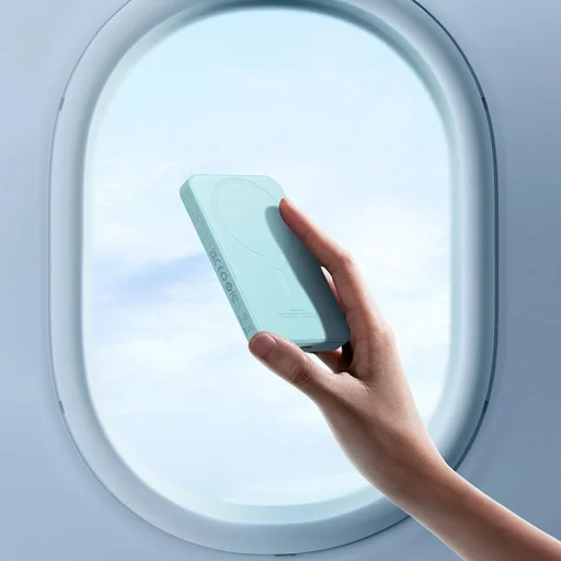 Baseus mini power bank 5000mAh 20W + USB-C kábel (20V/3A) - kék - 12