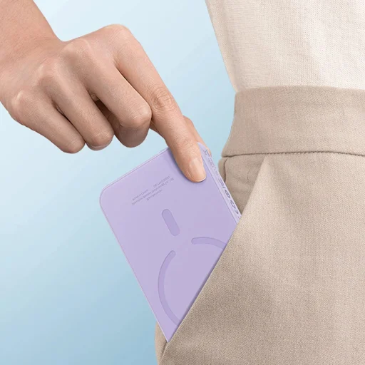 Baseus mini power bank 5000mAh 20W + USB-C kábel (20V/3A) - lila - 15