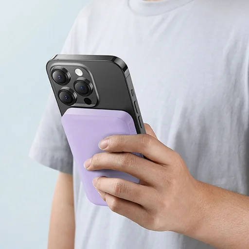 Baseus mini power bank 5000mAh 20W + USB-C kábel (20V/3A) - lila - 16