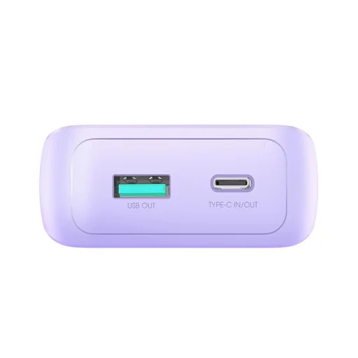 Joyroom JR-PBC06 mini powerbank beépített USB-C / Lightning kábelekkel 30W 10000mAh - lila - 5