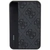 Guess Powerbank 15W GUPB5LP4GEGK 5000mAh fekete/fekete 4G bőrfém logó - 4