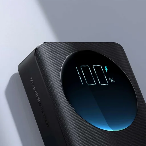 Joyroom JR-PBF03 30W 30000mAh powerbank + USB-A - USB-C kábel 0.25m - fekete - 11