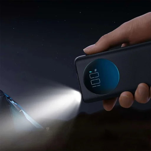 Joyroom JR-PBF03 30W 30000mAh powerbank + USB-A - USB-C kábel 0.25m - fekete - 14