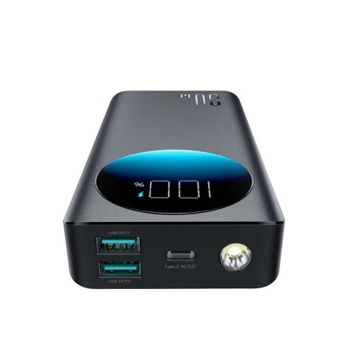 Joyroom JR-PBF03 30W 30000mAh powerbank + USB-A - USB-C kábel 0.25m - fekete - 3