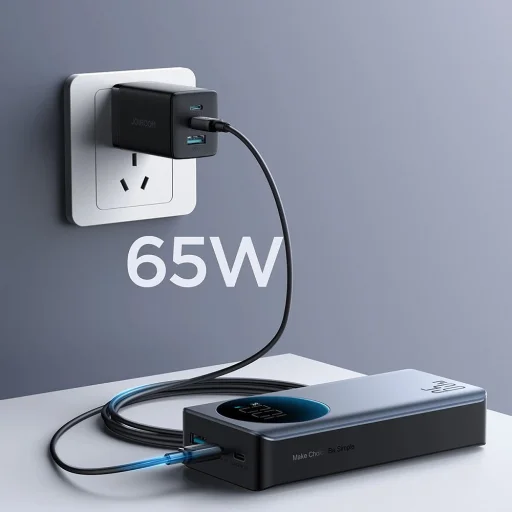 Joyroom powerbank 65W 20000mAH fekete (JR-PBF04) - 9