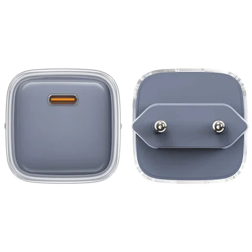 Acefast A53 PD 30W GaN USB-C hálózati töltő kijelzővel - szürke - 4