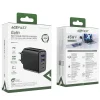 Acefast A61 PD 45W GaN hálózati töltő 2 x USB-C + 2 x USB-A, 4 portos - fekete thumbnail