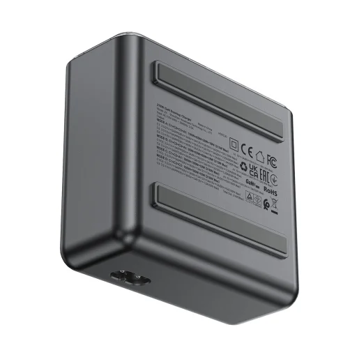 Acefast Z4 PD 218W GaN 3 x USB-C + USB-A Multifunkciós Adapter 4 Porttal - Szürke - 3