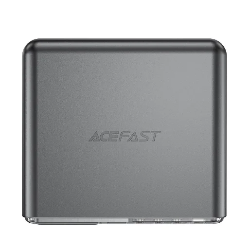 Acefast Z4 PD 218W GaN 3 x USB-C + USB-A Multifunkciós Adapter 4 Porttal - Szürke - 6