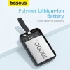 Baseus Magnetic Mini MagSafe 10000mAh 20W powerbank beépített Lightning kábellel - fekete + Baseus Simple Series USB-C - USB-C 60W 0.3m kábel thumbnail
